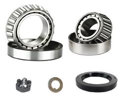 Kit rolamentos cubo de roda dianteiro trator Massey Ferguson Linha X