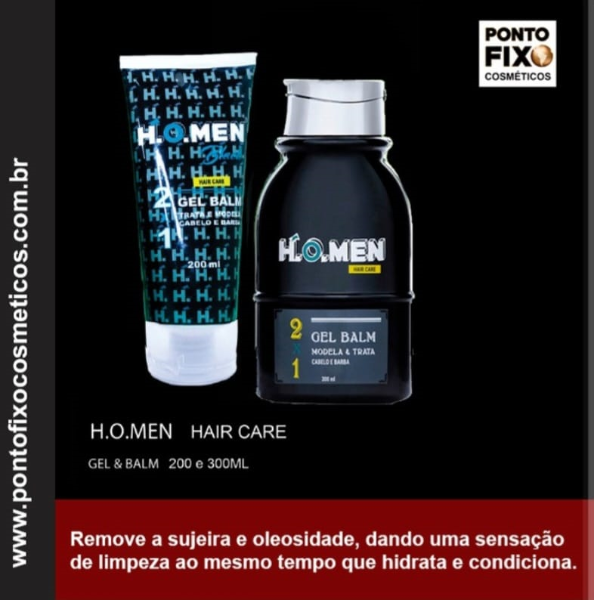 GEL BALM TRATA E MODELA CABELO E BARBA