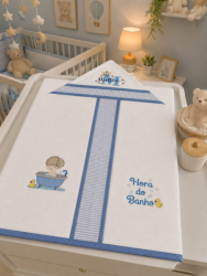 Toalha de banho personalizada (Forrada com Fralda)
