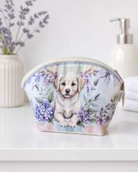 Nécessaire com estampa de Cachorrinho 