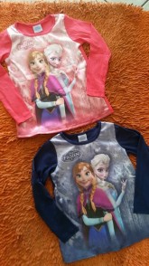 Bebês e Crianças - Blusinha Infantil Frozen Santa Terezinha - Blusinha Infantil Frozen Santa Terezinha