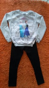 Bebês e Crianças - Conjunto Moleton Frozen Brandili Santa Terezinha - Conjunto Moleton Frozen Brandili Santa Terezinha