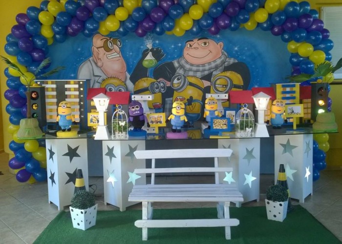 Decoração Minions para festa infantil