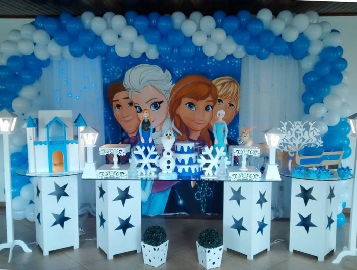 Decoração Frozen para Festa Infantil