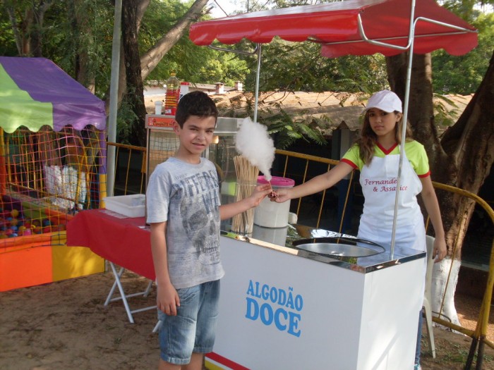 Algodão doce em Piracicaba