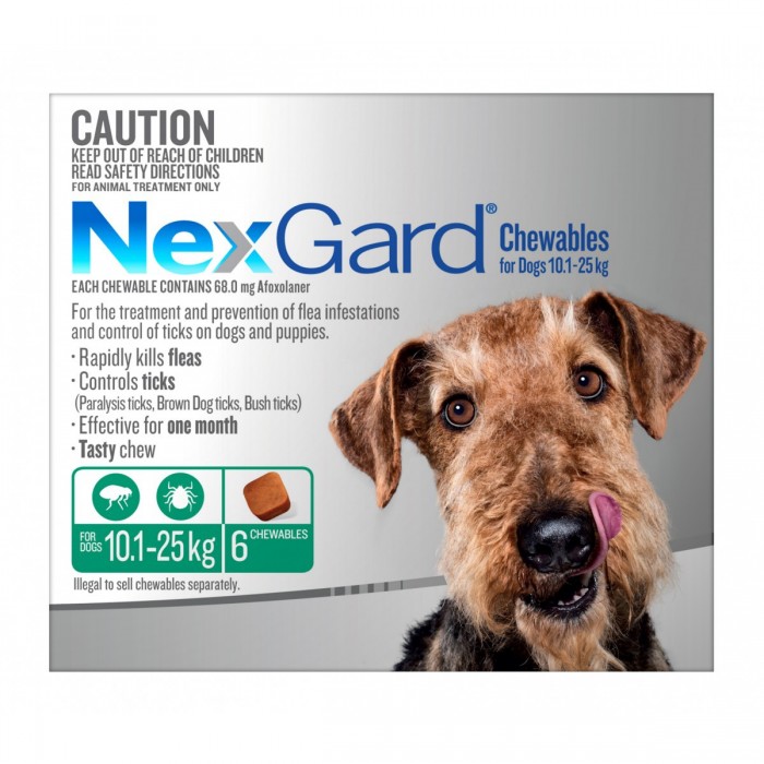 Nexgard Carrapatos e Pulgas  10 a 25 kg