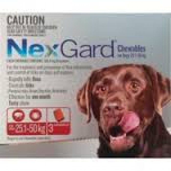 Nexgard Carrapatos e Pulgas  25 a 50 kg