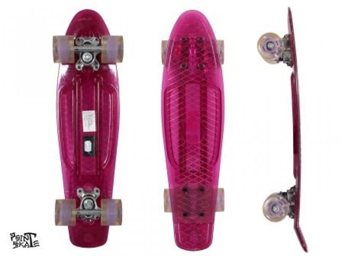 Skate Mini Cruiser com rodas de Led