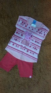 Conjunto Infantil da Pepa Santa Terezinha