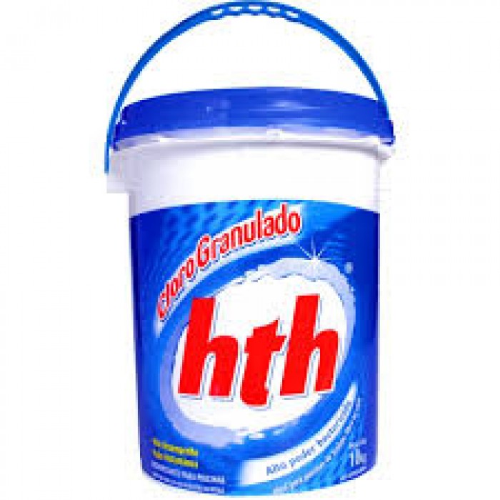 Balde Hth de cloro granulado 10 kg para piscina