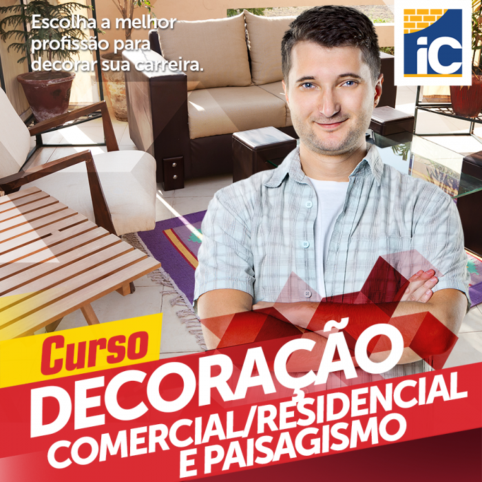 Curso de Decoração Residencial Comercial Paisagismo