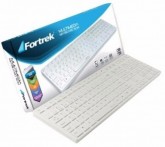 Eletrônicos e informática - Teclado USB Branco ABNT2 Fortrek MK601- WT - Teclado USB Branco ABNT2 Fortrek MK601- WT