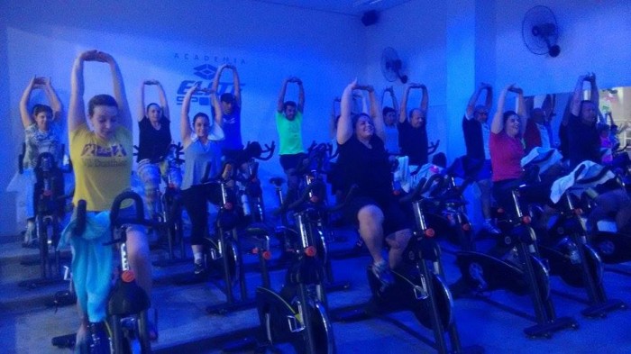 Aula de bike indoor Piracicaba - ginastica