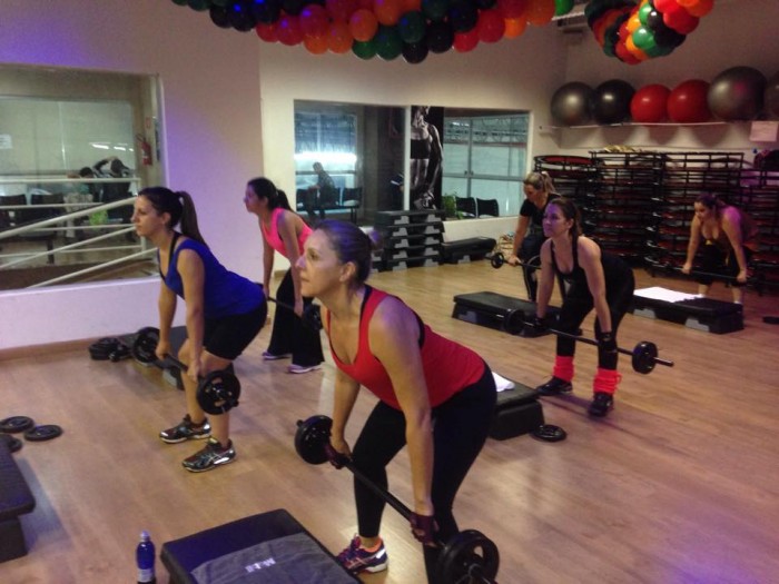  Aula de Body Pump academia Jardim Elite - ginastica.