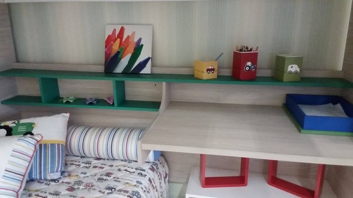 treliche para quarto infantil bancada e prateleira piracicaba SP