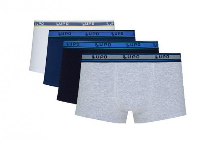 kit cueca boxer lupo