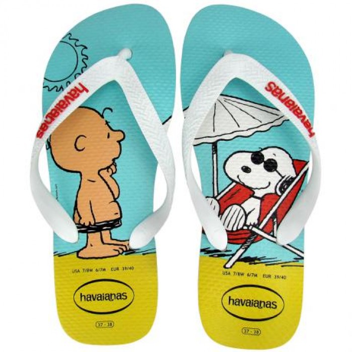 Chinelo Havainas Snoopy feminino masculino