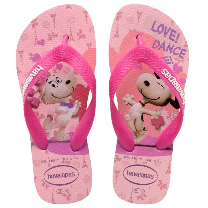 Chinelo Havainas Snoopy feminino masculino