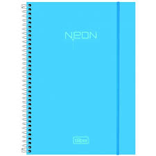 caderno-universitario-neon-96-fls-rosa-verde-roxo-preto-branco-azul-amarelo