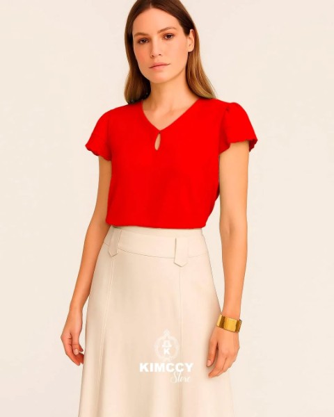 colecao-verao-blusa-modinha-lisa-manga-curta-moda-evangelica-social-casual-esporte-fino-piracicaba