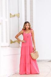 Coleçao Verão Vestidos Longos Lisos Estampados Moda Jovem Modinha Plus Size Moda Casual Piracicaba Limeira Americana