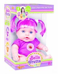 Boneca Infantil Bella Frutta Uva Com Cheiro de Fruta