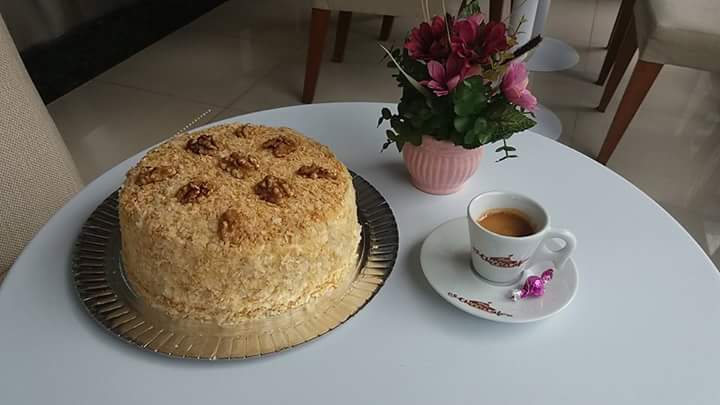 bolo doce de leite com nozes em piracicaba