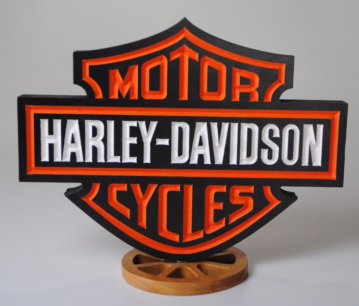 placas-entalhadas-motos-harley davidson em campinas