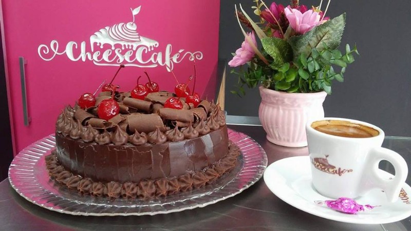 bolo mousse de chocolate Cheesecafé em Piracicaba