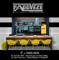 Padoveze Moveis Planejados Santa Bárbara Banheiro Cozinha Sala Home theater