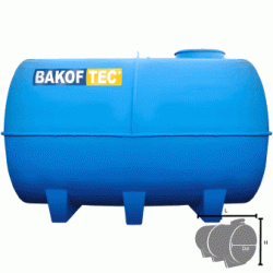 Tanque de transporte fibra de vidro polímero Bakof Tec