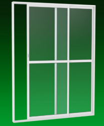 Para sua casa - PORTA DE CORRER LATERAL 2 FOLHAS 1 MÓVEL/ 1 FIXA 1,60 X 2,10 ALT. - PORTA DE CORRER LATERAL 2 FOLHAS 1 MÓVEL/ 1 FIXA 1,60 X 2,10 ALT.