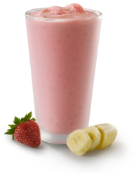 Alimentação - Smoothie de morango/banana - Smoothie de morango/banana