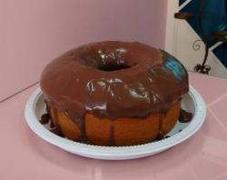 Alimentação - Bolo de Cenoura Com Cobertura de Brigadeiro - Bolo de Cenoura Com Cobertura de Brigadeiro