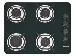 COOKTOP EM VIDRO TEMPERADO COM 4 QUEIMADORES