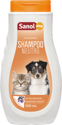 Shampoo neutro cães e gatos Sanol 500 ml