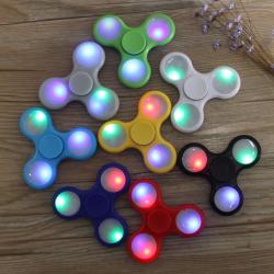 Fidget Hand Spinner Com Led Anti Estresse