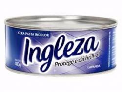 CERA EM PASTA INCOLOR INGLEZA 400 GRS