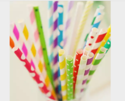 Para sua casa - Canudos de papel decorado - Canudos de papel decorado