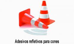 Adesivo refletivo para cone (colar)