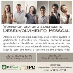 Workshop Gratuito Desenvolvimento Pessoal Coaching