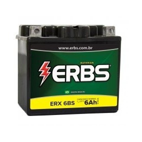 Bateria de moto Erbs 6ah R$ 130,00