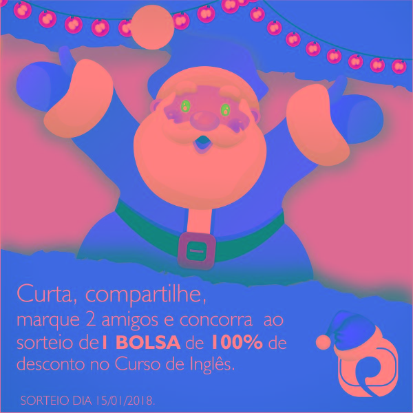 campanha-de-natal-sorteio-curso-de-ingles-gratis